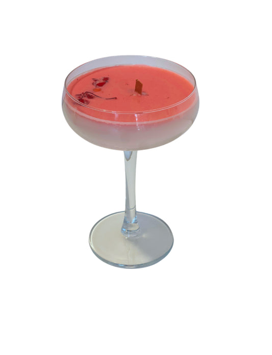 Strawberry Daiquiri Cocktail Candle